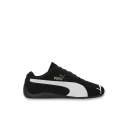 Puma Unisex Black & White Speedcat OG Sneakers-picture-23