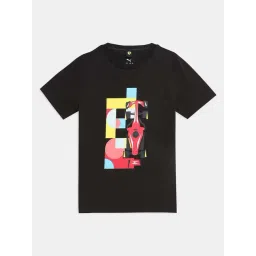 Puma Unisex Black Cotton Printed T-shirts-picture-29