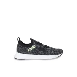 Puma Unisex Flyer Runner Engineer Knit Black Running Shoes-picture-29