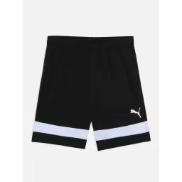 Puma Unisex Puma Black-Puma White Solid Shorts-picture-20