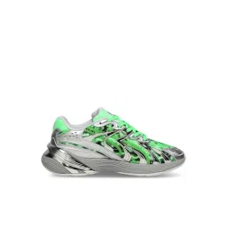 Puma Unisex Ripndip Silver & Fluro Green Pes Sneakers-picture-29