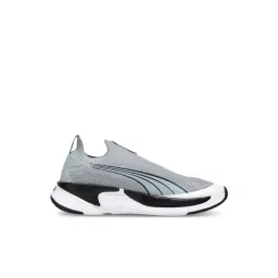 Puma Unisex Softride Cool Mid Grey & White Running Shoes-picture-35