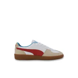 Puma Unisex White & Red Palermo Sneakers-picture-23
