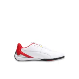 Puma Unisex White Scuderia Ferrari Drift Cat 11 Motorsport Sneakers-picture-45