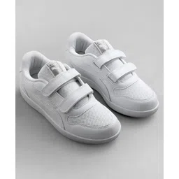 PUMA Velcro Closure School Shoes - White-picture-23