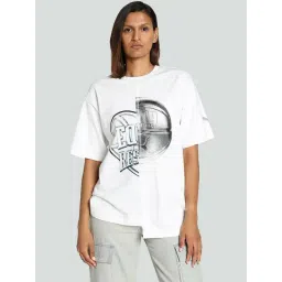 Puma White Cotton Printed Sports T-Shirt-picture-20