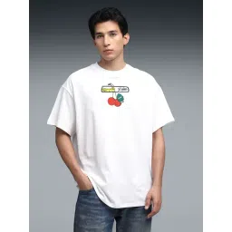 Puma White Dylan The Commisioner Printed Relaxed Fit Tee III-picture-10