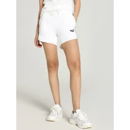 Puma White Logo Print Sports Shorts-picture-29