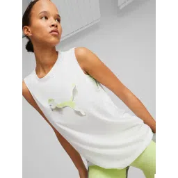 Puma White Logo Sports T-Shirt-picture-15