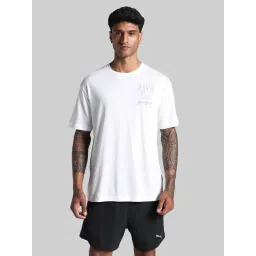 Puma White Regular Fit Logo Printed Sports T-Shirt-picture-31