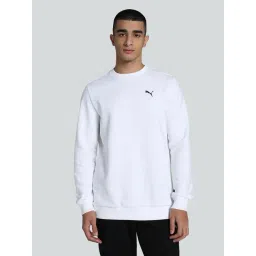Puma White Regular Fit Logo Printed Sweatshirt-picture-39