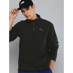 Puma Winter Tech Fleece Quarter Zip Warm Cell Mock Collar Running Sweatshirt-picture-40