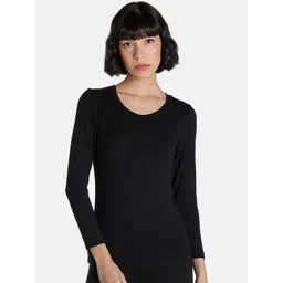 Puma Women Black Solid Cotton Long Sleeve Thermal Top-picture-34