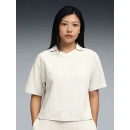 Puma Women Class Relaxed-Fit Polo Collar T-Shirt-picture-22