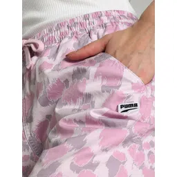 Puma Women Downtown Kitten Printed Cotton Shorts image 3