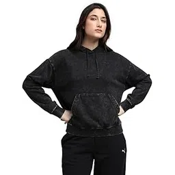 puma Women, ESS ELEVATED Wash Hoodie, Black, M (68810301)-picture-55