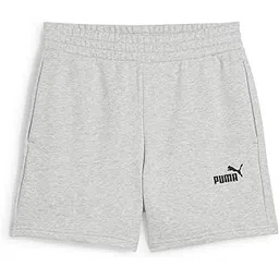 Puma , Women, ESS No. 1 Logo Shorts, Light Gray Heather, XS, (68244004)-picture-24