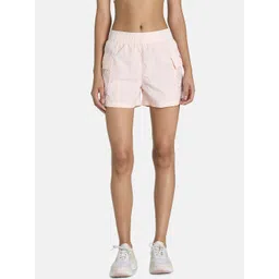 Puma Women Pink Solid Evide Short Sports Shorts-picture-29