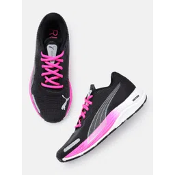 Puma Women Textured Velocity Nitro 2 Fade Road Running Shoes-picture-34