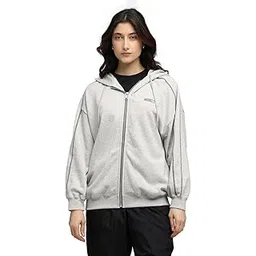 puma Women, X ROSÉ T7 Hoodie, Flat Light Gray Heather, S, (63380110)-picture-27