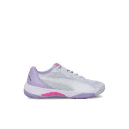 Puma Women's NOVA Grey Indoor Court Shoes-picture-39