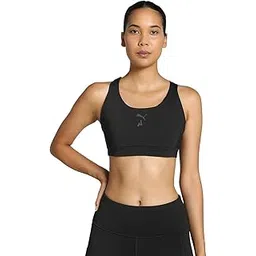 puma Women's Polyester Lightly Padded Wired Classic Sports Bra-picture-32
