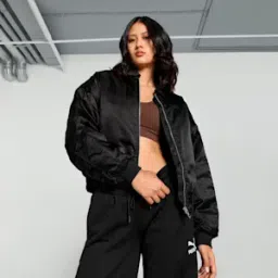 puma Women's Relaxed Fit Satin Bomber Jacket-picture-19