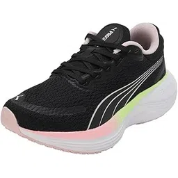 puma Womens Scend Pro Black-Frosty Pink-Speed Green-White Running Shoe - 3 UK (37965706)-picture-10