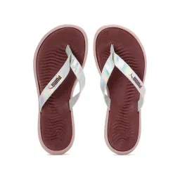 Puma Women's Silvia Silver Flip Flops-picture-17
