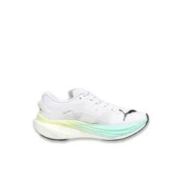 Puma Women's White & Mint Melt Deviate NITRO 3 Running Shoes-picture-24