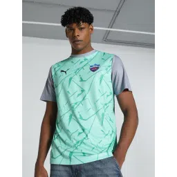 Puma x DC Mint Green Regular Fit Graphic Print Cricket T-Shirt-picture-19