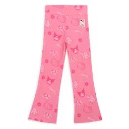 Puma x Hello Kitty Girl's Flared Slim Fit Leggings-picture-55