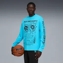 PUMA x Rick and Morty Men's Graphic Basketball Tee-picture-24