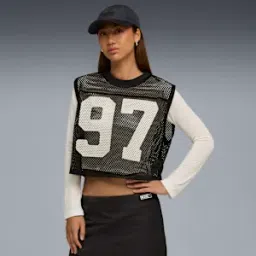 PUMA x ROSÉ Women's Relaxed Mesh Top-image-30