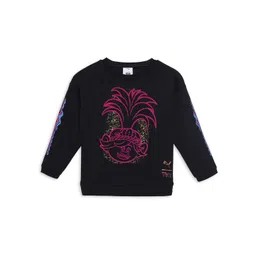 Puma x Trolls Kids Printed Cotton Relaxed-Fit Sweatshirt-picture-45