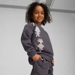 PUMA x TROLLS Kid's Relaxed Fit Graphic Crew Neck Sweatshirt-picture-27