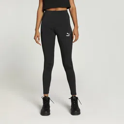 Solid Women Black Tights-image-14