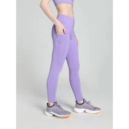 puma Solid Women Purple Tights image 2