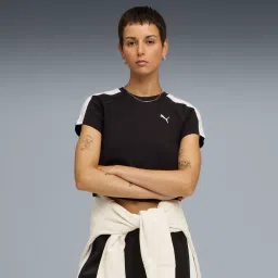 puma T7 Women's Slim Fit Crop Tee image 1