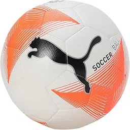 Puma Unisex-Adult Future 3 Soccer Ball, White-Burnt Orange, 5 (8448501)-picture-16