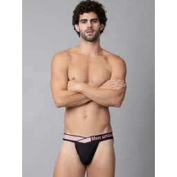 PUMP CLUB Mid-Rise Anti-Bacterial Basic Briefs ART232-Black-M-picture-29