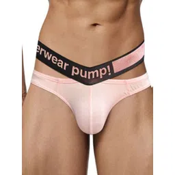 PUMP CLUB Mid-Rise Anti-Bacterial Basic Briefs ART234-Pink-M-picture-20