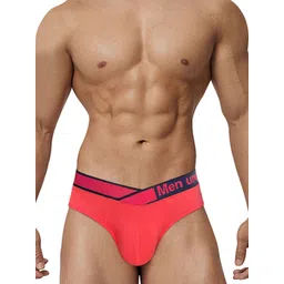PUMP CLUB Mid-Rise Anti-Bacterial Basic Briefs ART280-Red-M-picture-25