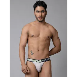 PUMP CLUB Mid-Rise Anti-Bacterial Sidecut Basic Briefs ART242-Grey-M-picture-23