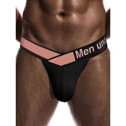 PUMP CLUB Mid-Rise Ergonomic Design Thong Briefs MP236-Black-M-picture-32