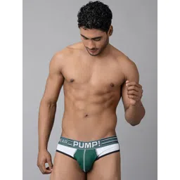 PUMP CLUB Mid Rise Hipster Briefs ART221-Green-M-picture-18
