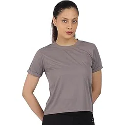 pump'd Women's Crop Top - Regular fit T-Shirt | Half Sleeve | Activewear for Workout, Casual Wear & Everyday-picture-31