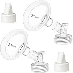 Pumpmom 21mm Flanges Compatible with Spectra S2 Spectra S1 9 Plus Synergy Gold Breastpumps Accessories, Replacement Breast Shield to Spectra Pump Parts and Spectra Flange-image-40