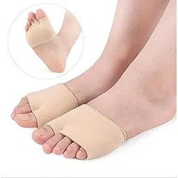 Purastep Gel Metatarsal Head Morton Neuromas Atrophy Flat Pad Splay Foot Corn Feet Pressure Relief Care Sleeve with Insole Ball of Cushion (Large)-picture-22