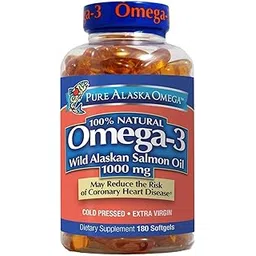 Pure Alaska Omega-3 Wild Alaskan Salmon Oil 1000mg Softgels Pack of 180-Count-picture-16